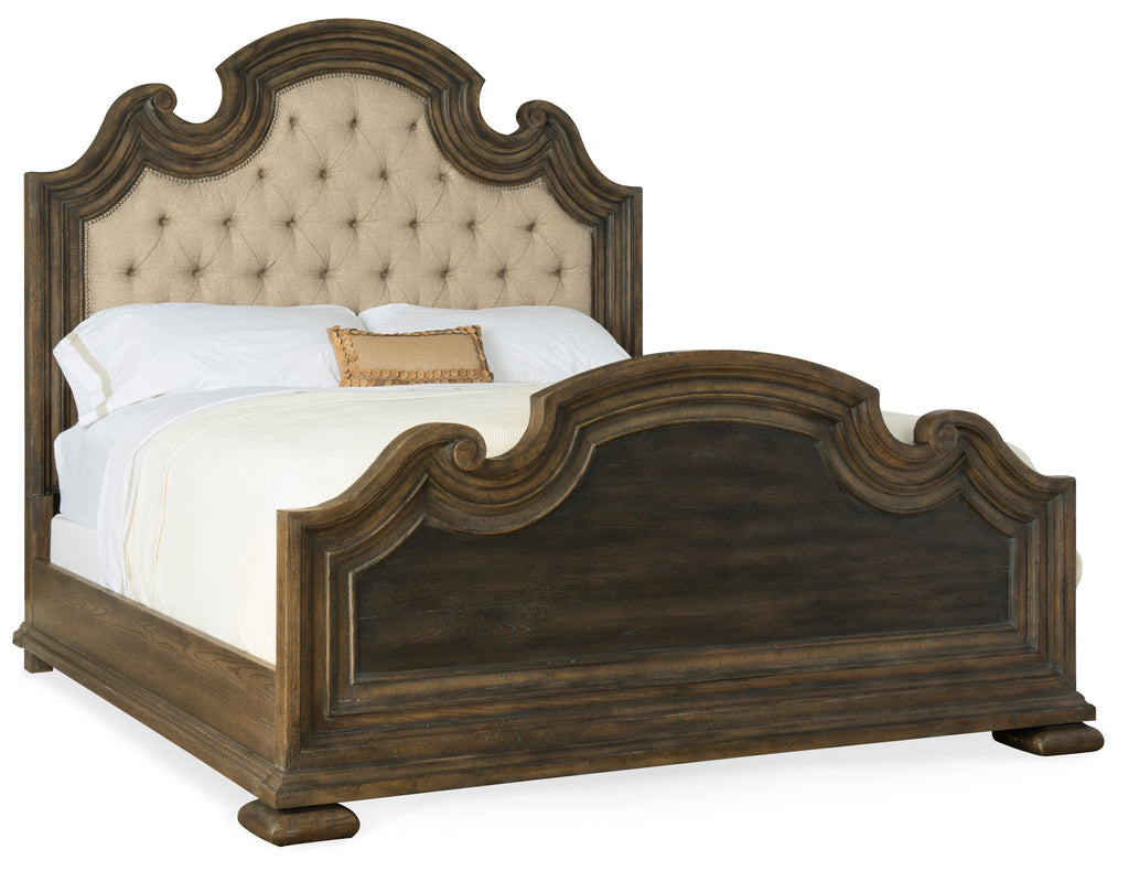 Fair Oaks California King Uph Bed | Hooker Furniture - 5960-90860-MULTI