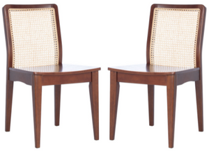 Benicio Rattan Dining Chair (Set of 2) | Safavieh - DCH1005