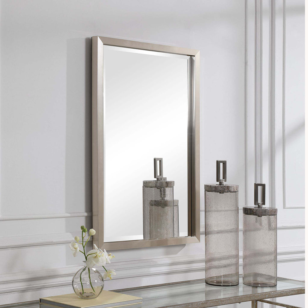 Home Decor Mirror Warm Silver