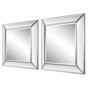 Home Decor Beveled Mirror - Set Of 2