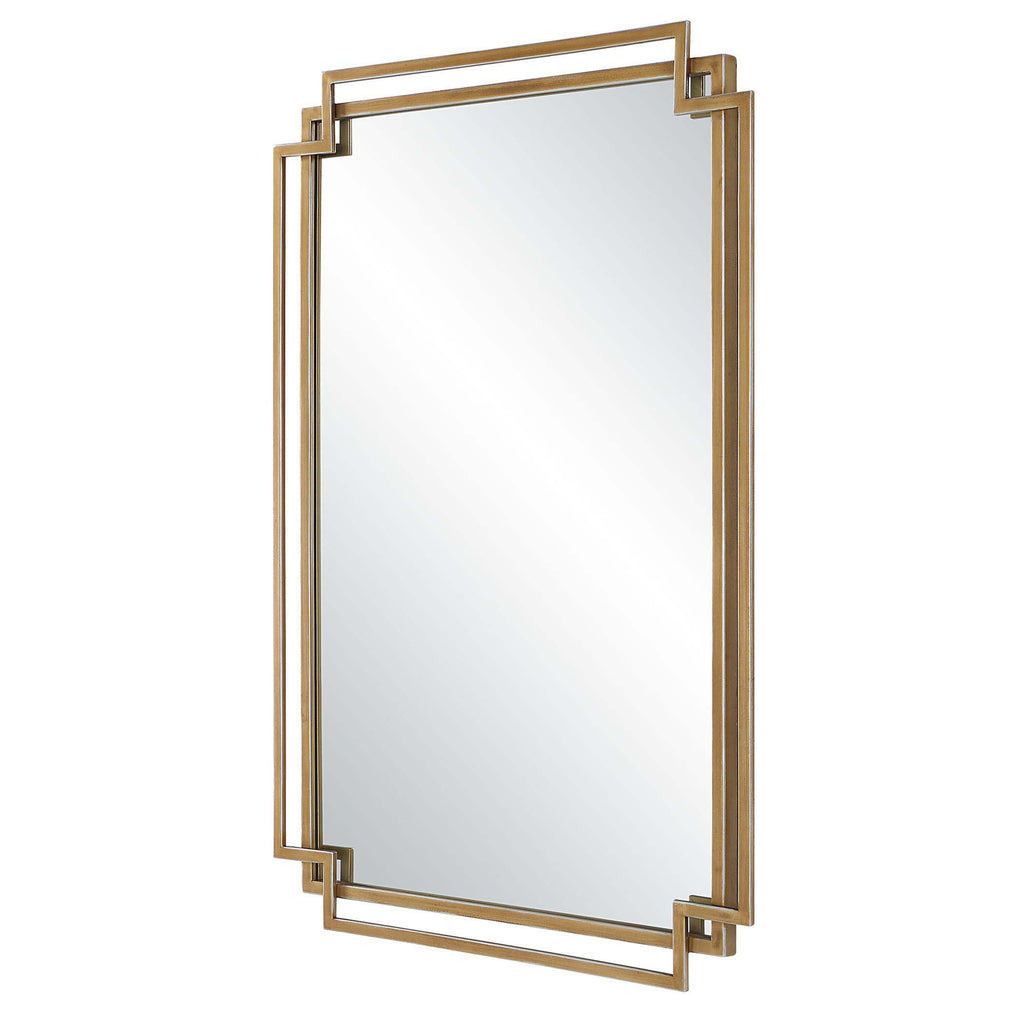 Home Decor Mirror Brushed Gold