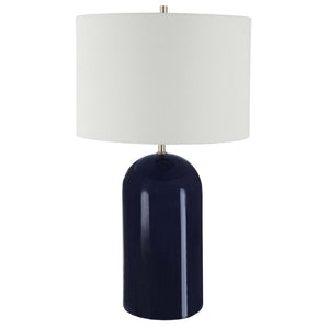 Navy Blue Home Decor Table Lamp