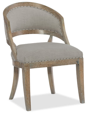 Boheme Garnier Barrel Back Chair | Hooker Furniture - 5750-75300-MWD