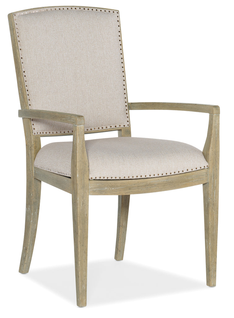 Surfrider Carved Back Arm Chair-2 per ctn/price ea | Hooker Furniture - 6015-75401-80
