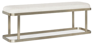Linville Falls River Branch Upholstered Bench | Hooker Furniture - 6150-90019-95